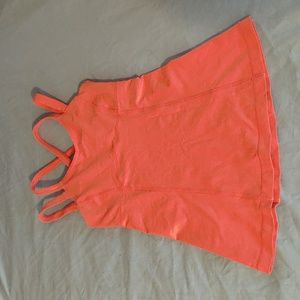 Lululemon Criss Cross Tank Size 6 Salmon Pink
